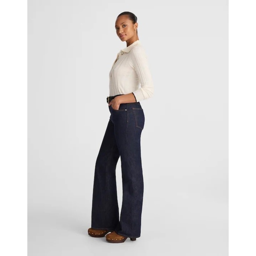 Madewell The Curvy Vintage Flare Jean‎ Womens Size 30 Indigo Dark Wash Boho 70s